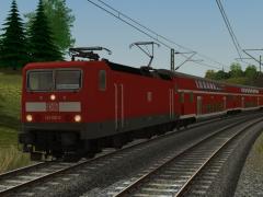 E-Loks BR 143 verkehrsrote Farbgebung der DBAG in Ep. V - Set 2
