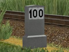 Kilometersteine f�r Hauptbahnen � km 100 - 999 (160 Modelle)