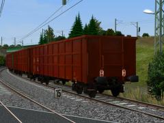 4-achsige offene G�terwagen der On Rail		