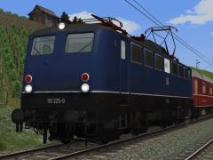 BR 110 Kastenbauform der DB in Ep IV blaue Lackierung		