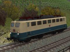 BR 140 der DBAG ozeanblau-beige Farbgebung , EpV Set 2 (Doppellampen)