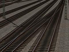 Animierte Parallelverbindung f�r den Gleisabstand von 4,5m im UIC-Holzschwellen-Gleisstil ab EEP 8.3