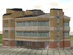 Stadtgeb�ude 8 im amerikanischen Stil der Postmoderne