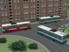 O-Bus Mercedes-Benz O 405 T mit Tauschtextur (V80NJS20048 )