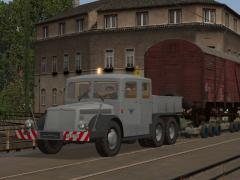 Tatra T141 mit Anh&auml;nger Culemeyer R80 (V80NJS20066 )