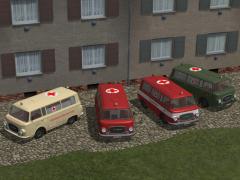 Barkas B1000 Krankenwagen Set1 (V80NJS20067 )