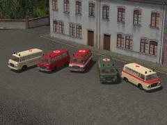 Barkas B1000 Krankenwagen Set2 (V80NJS20068 )
