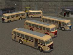IFA  H6 Stadtbus mit Personenanh�nger W701