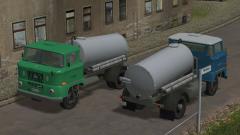 IFA W 50 F&auml;kalientransport mit Tauschtextur (V80NJS20091 )
