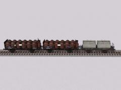 G&uuml;terwagen f&uuml;r besondere Ladeg&uuml;ter der DB und DRG � Set 1 (V80NJW30030 )