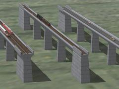 Betonbr�cken-Splines in 3D Ausf�hrung