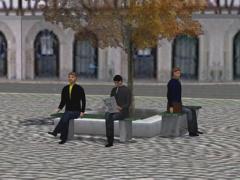 Sitzende M�nner Set 01