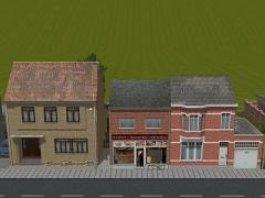Wohnh�user (Belgischer Stil) - Set 1