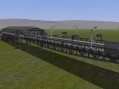 Hochbahnsteig Baumwall 2 f�r das MiWuLa-Projekt