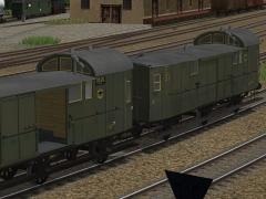 Reisezuggep�ckwagenset Pw3pr der DRG Epoche II