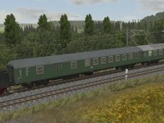 D-Zugwagen der DB Epoche III - Set2 Liege- und Gep�ckwagen