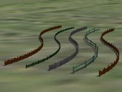 Zaun-Splines in 3D Ausf�hrung