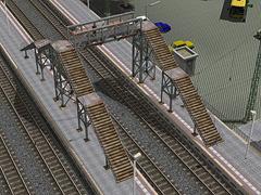 Fu�g�ngerbr�cke Stahlkonstruktion (Bausatz)