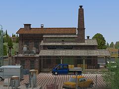 Kleine Industrieanlage �Galvanisierfabrik�