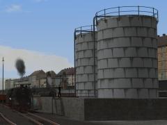 Hochtanks f�r Dampflok-Betriebswerke