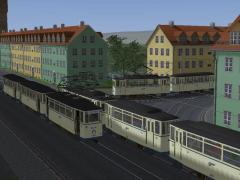 Chemnitzer Stra�enbahn mit Tauschtextur, Set 2