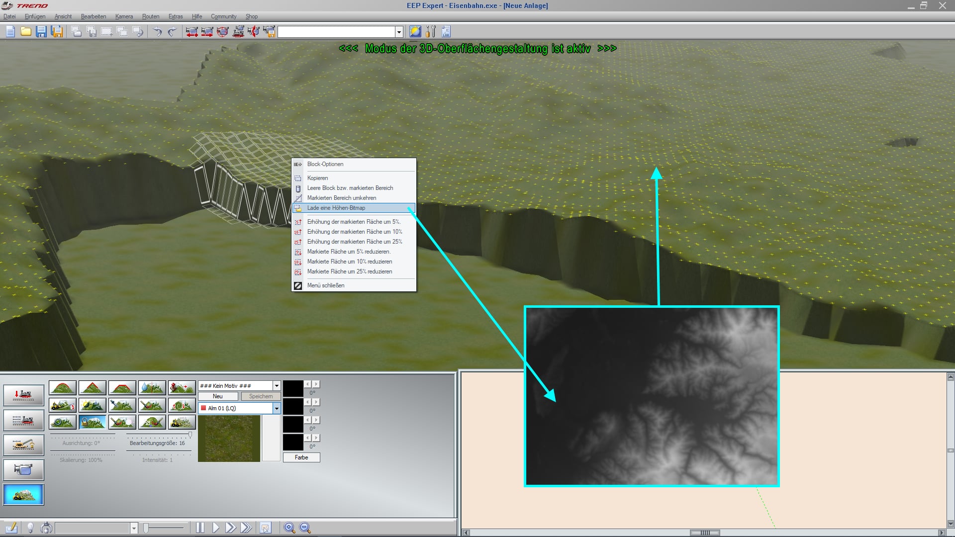 Flexibler Import von Height Maps f�r das Terrain im Plug-In 1 zu EEP 15.1