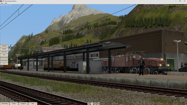 EEP TSM Gotthardbahn Nordrampe Modul Erstfeld