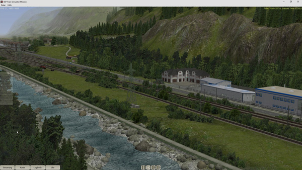 EEP TSM Gotthardbahn Nordrampe Modul Erstfeld